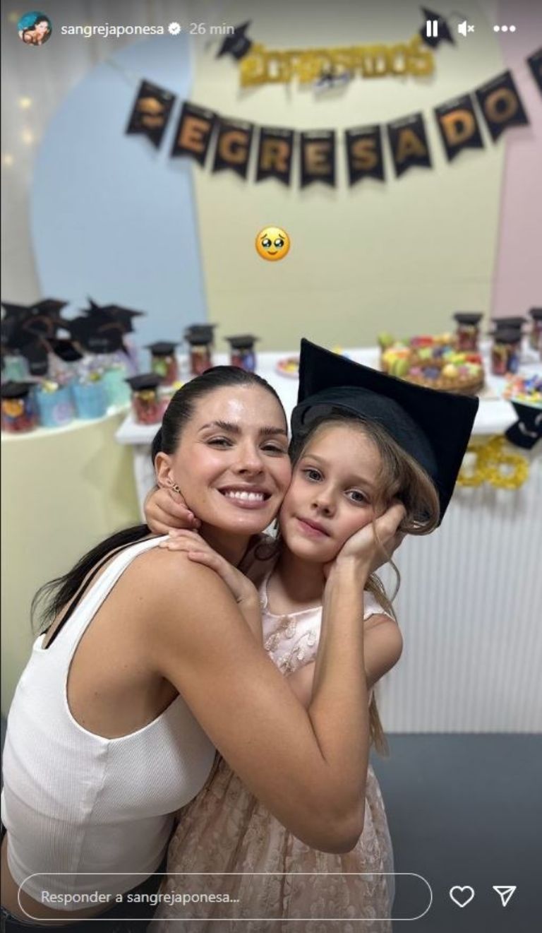 La China Suárez y Magnolia. 