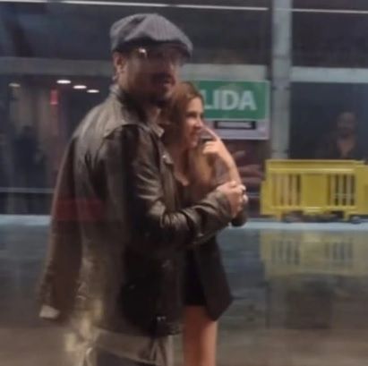 Daniela Ballester y Daniel Osvaldo. 