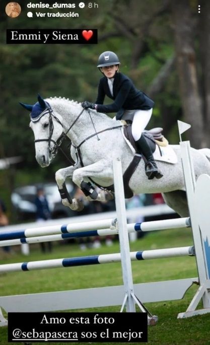 Emma, la hija de Denise Dumas. 