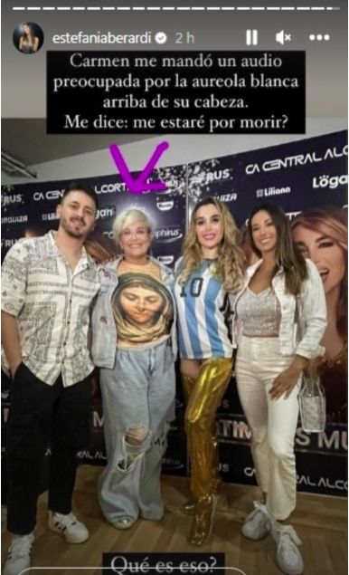 La aureola paranormal sobre el cuerpo de Carmen