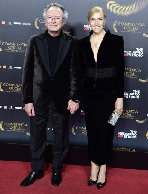 Oscar Martínez y Marina Borensztein.