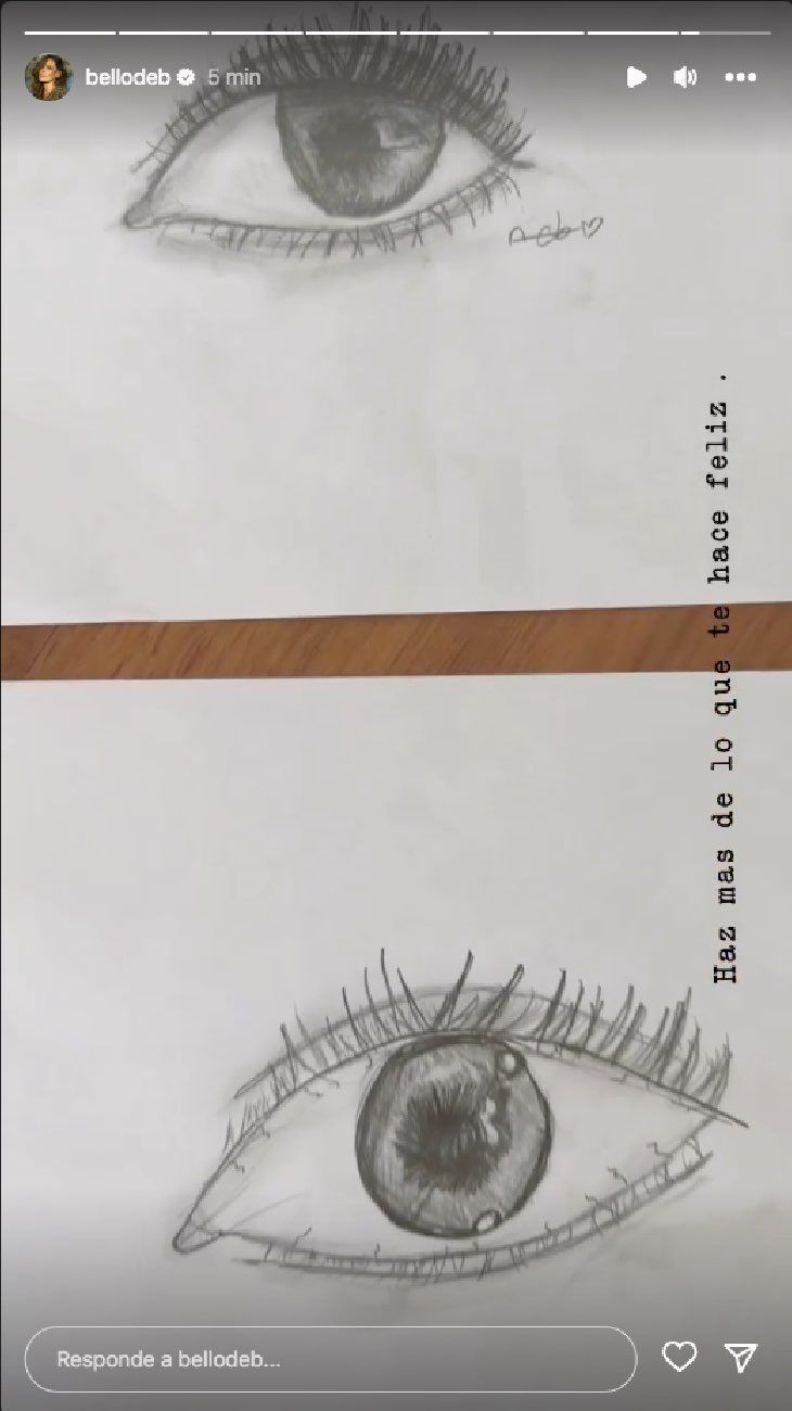 Dibujo de Nina, la hija de Diego Torres.