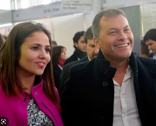 Romina en su época de casada con Festa