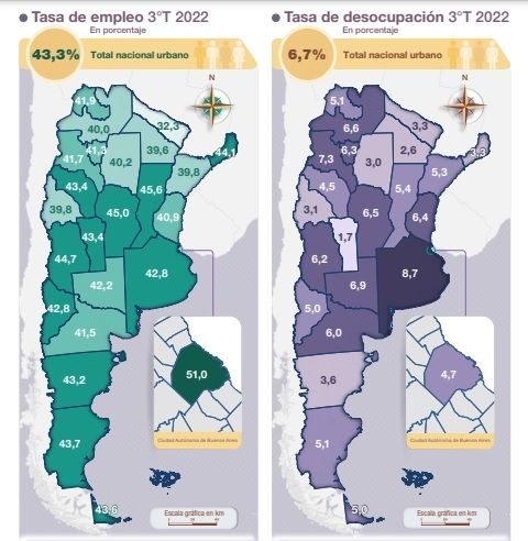 Los datos publicados este miércoles por el Indec
