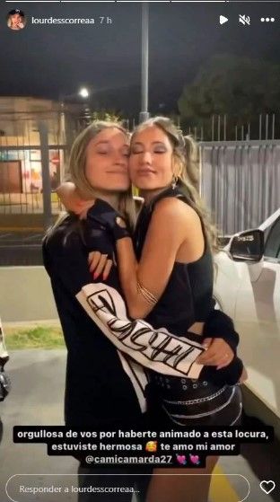 La novia de Camila, la hermana de Julieta Poggio se enojó en Instagram. (Foto: Instagram). 