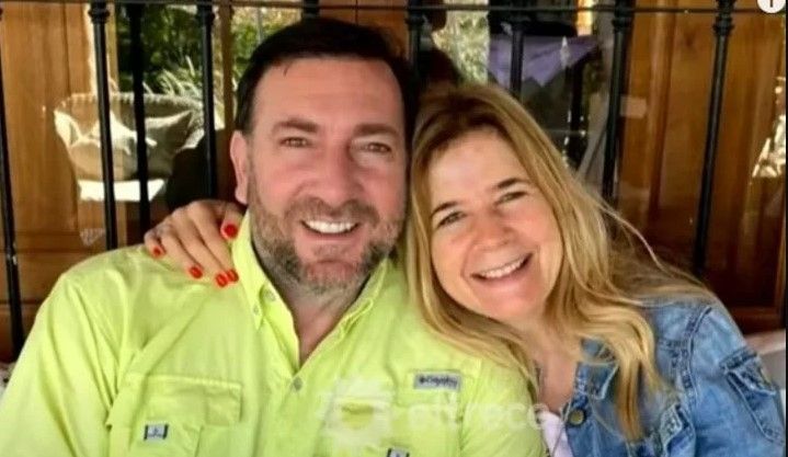 Mercedes Ninci junto a Alberto Curi Aragón. (Foto: Archivo).