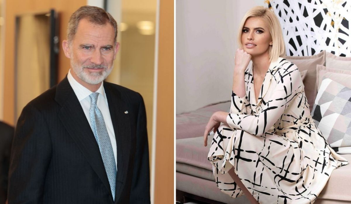 El Rey Felipe VI y Adriana Abenia compartieron los eventos que ella cubría como reportera cuando él era el Príncipe de Asturias. Fotos: GTRES e Instagram @adrianaabenia