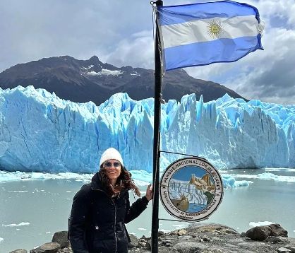 Sabatini en el glaciar