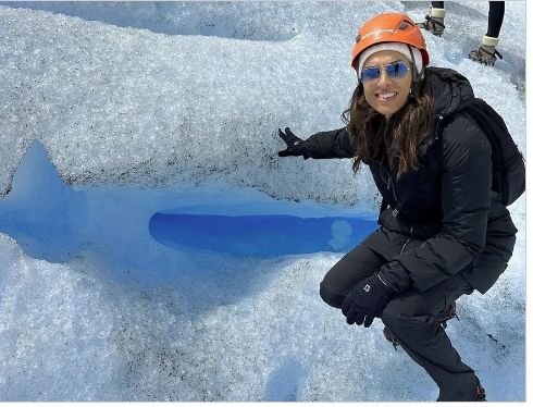 Sabatini en el glaciar