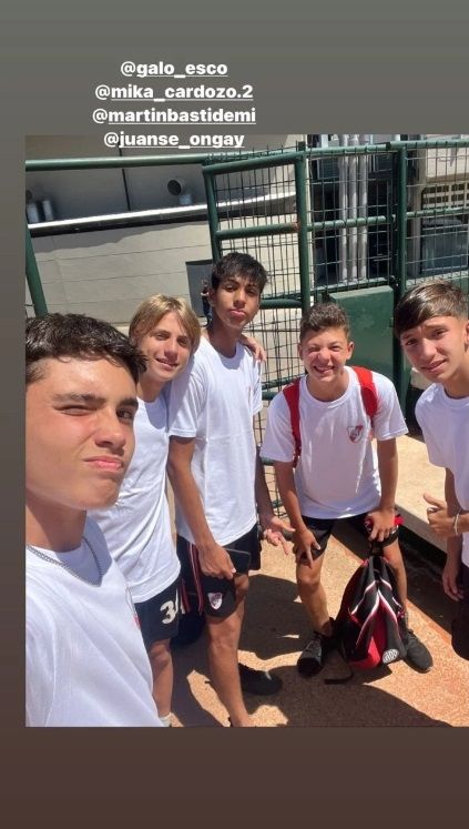 Historia de Instagram Valentino López.