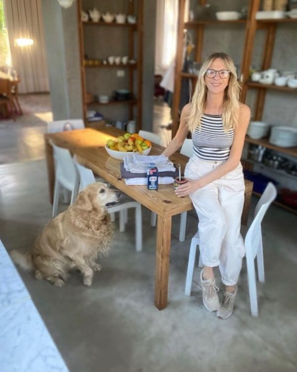 Claudia Fontán en su cocina.