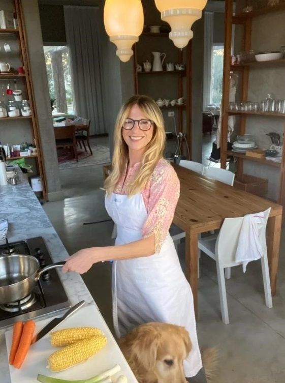 Claudia Fontán en su cocina.