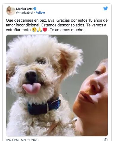 El posteo más doloroso de Brel