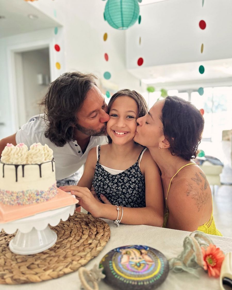 Cumpleaños de Nina, la hija de Diego Torres y Débora Bello.