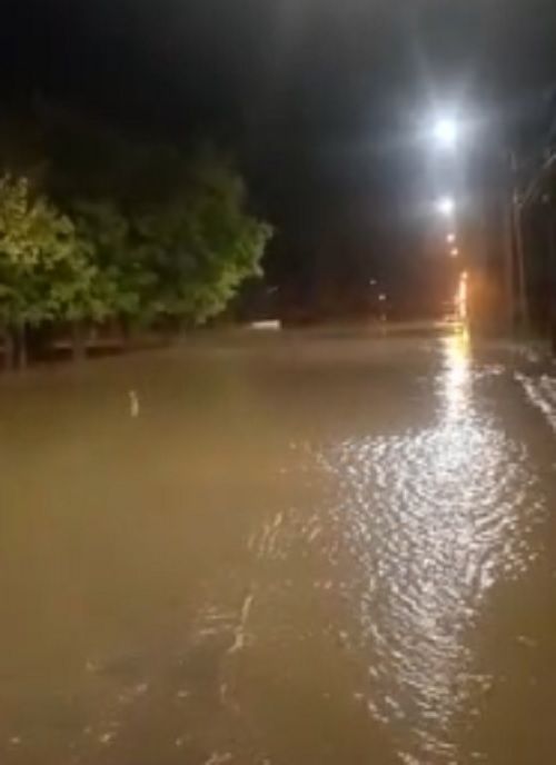 Imágenes de la tormenta en San Carlos