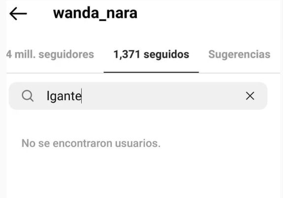 ¿Por qué Wanda dejó de seguir a L-Gante?