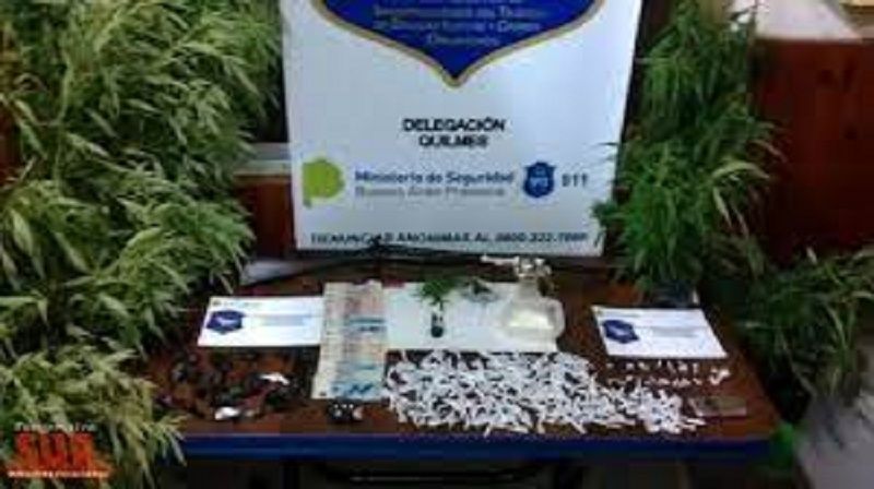 Operativo antidrogas en Quilmes