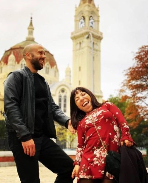 Noelia Pompa junto a su novio. (Foto: Instagram)