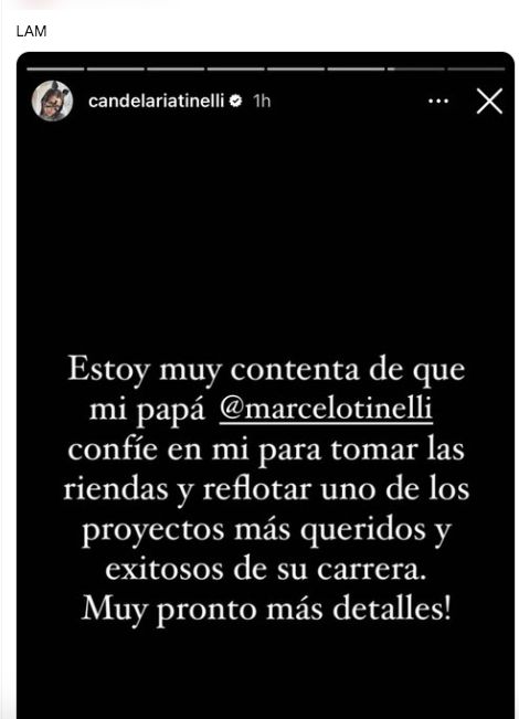 Cande confirmó que estará en el Bailando