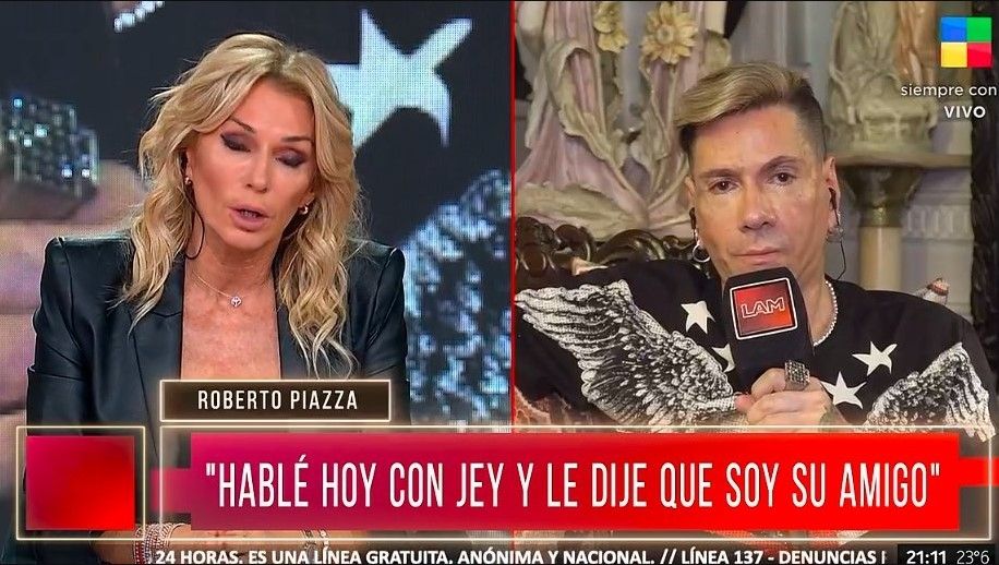 Roberto Piazza habló de Jey Mammón. (Foto: Captura América TV).