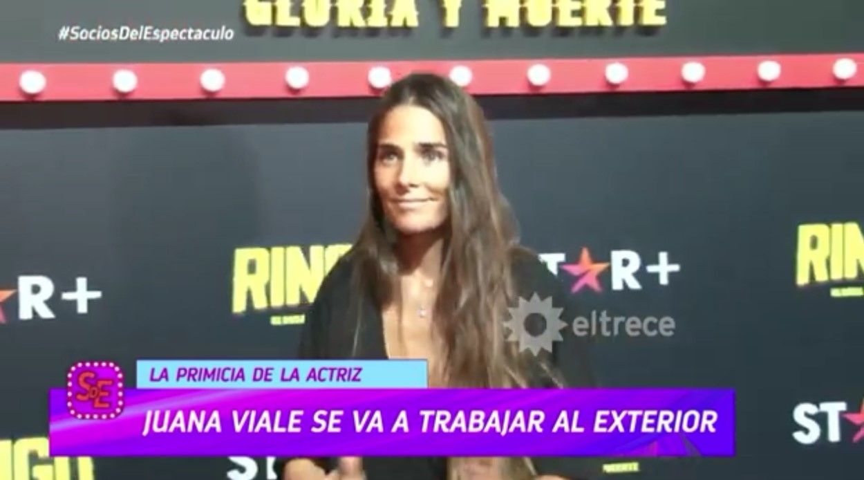 Juana Viale se irá del país. (Foto: Captura El Trece)