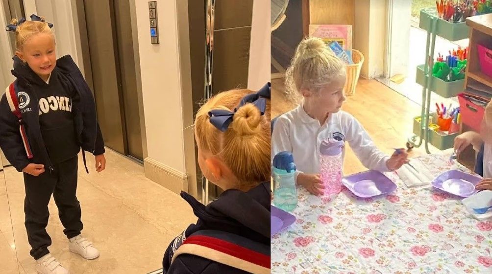 Matilda, la hija de Luciana Salazar en el colegio. (Foto: Instagram)