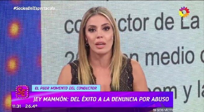 Virginia Gallardo no aguantó el llanto (Foto: captura El Trece)