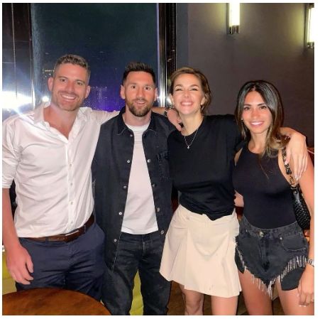 Roccuzzo usó un reloj de lujo