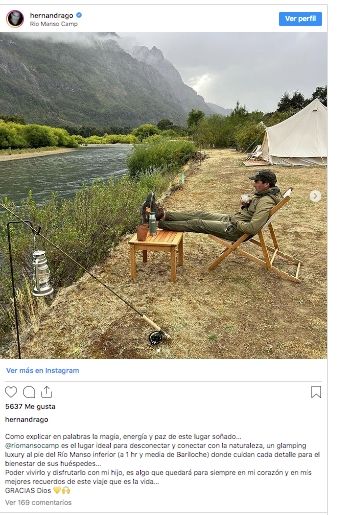 El posteo de Hernan Drago