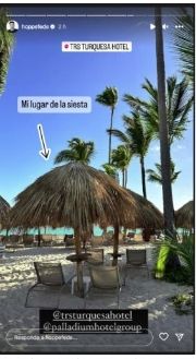 Fede Hoppe y Maca Rinaldi en el Caribe