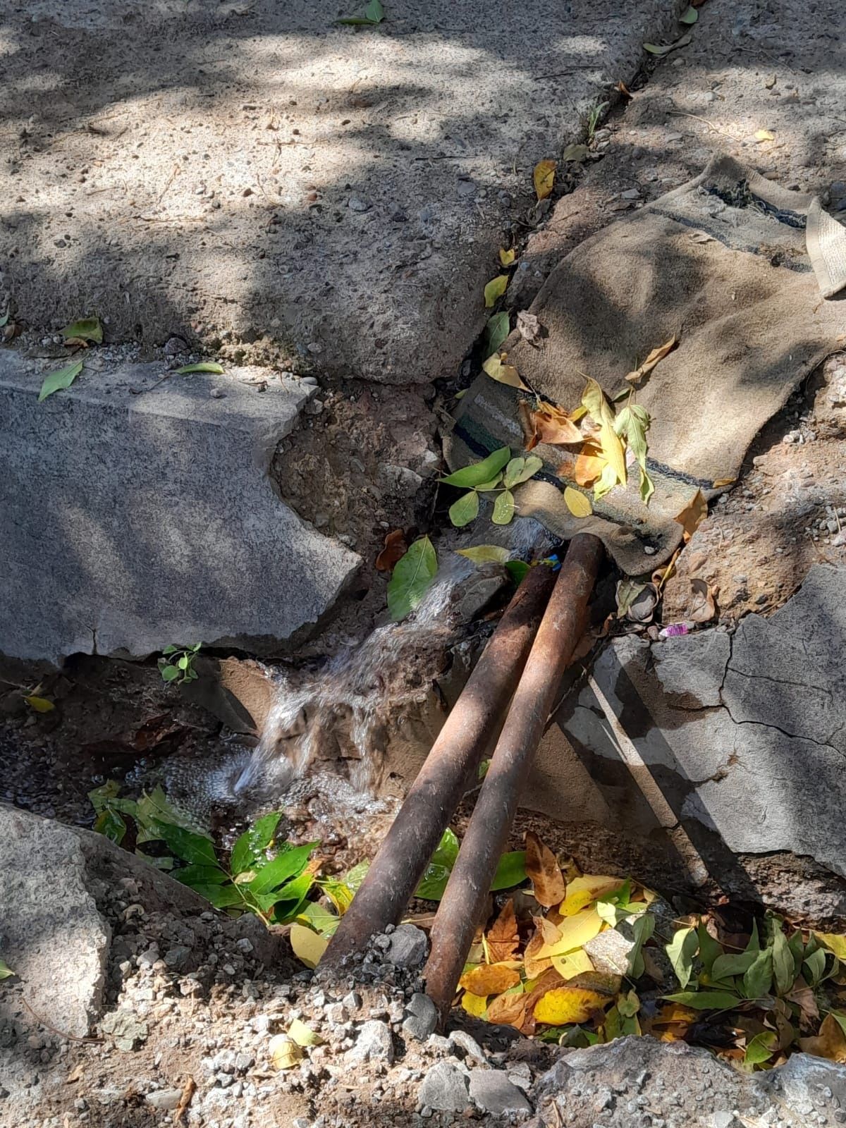 La pérdida de agua en el Barrio Trapiche