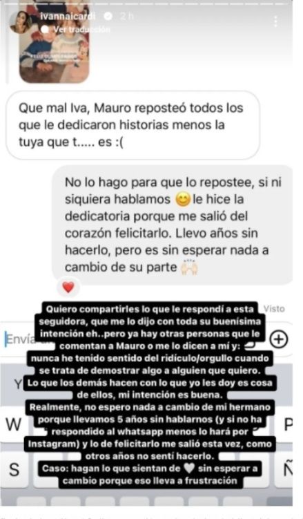 Historia de Ivana Icardi.