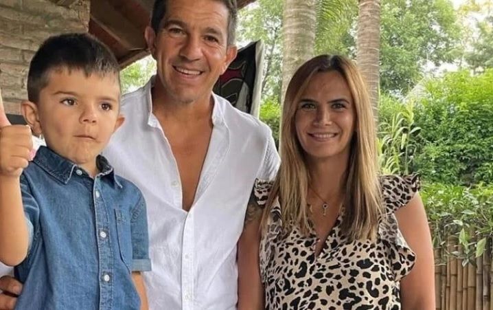 Amalia Granata, Leo Squarzon y Roque.