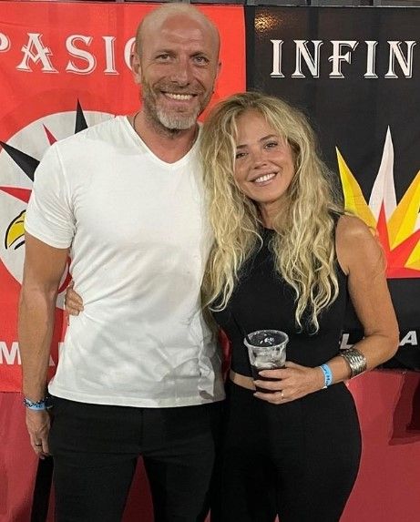 Verónica Vieyra junto a su pareja. (Foto: Instagram)