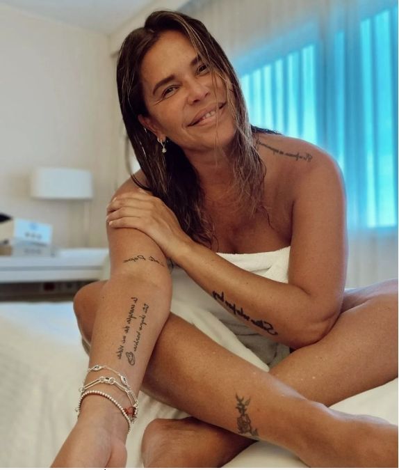 El tatuaje de Nazarena Vélez para su nieto