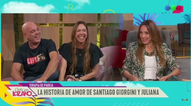 Santi Giorgini y su esposa. Foto Archivo.