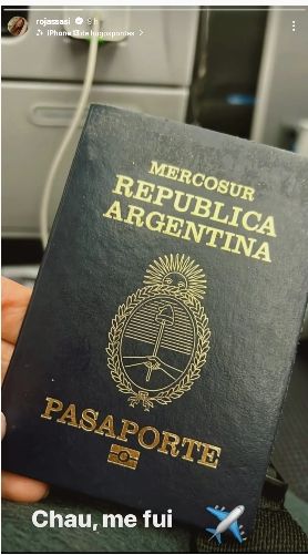 Sabrina Rojas se fue del país para olvidar al Tucu López