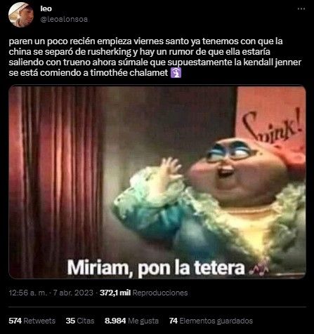 Memes sobre la China Suárez y Trueno. (Foto: Twitter)
