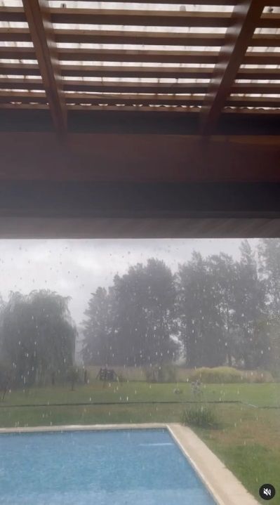 La casa de fin de semana de Viviana Canosa.