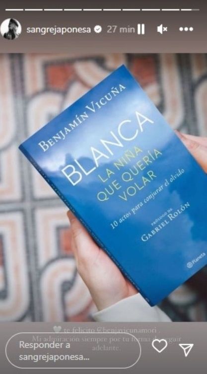 Historia de Instagram China Suárez sobre Vicuña.