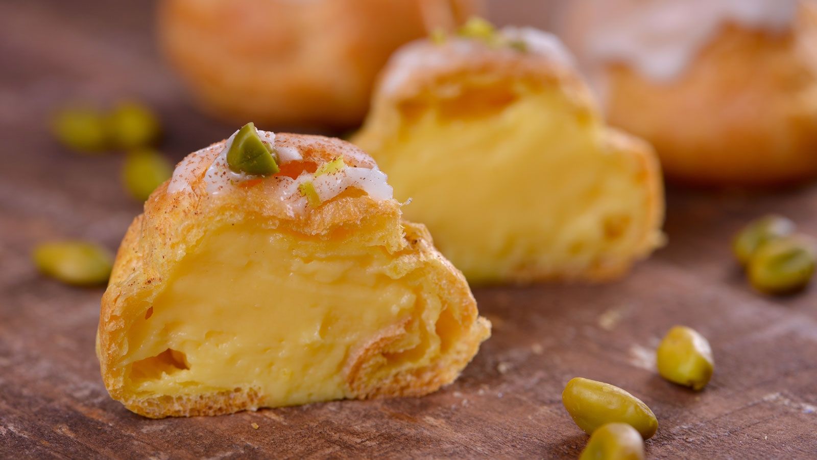 Profiteroles rellenos de crema pastelera para principiantes: la receta ...