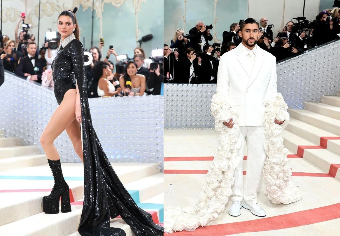 Kendall Jenner y Bad Bunny en la MET Gala 