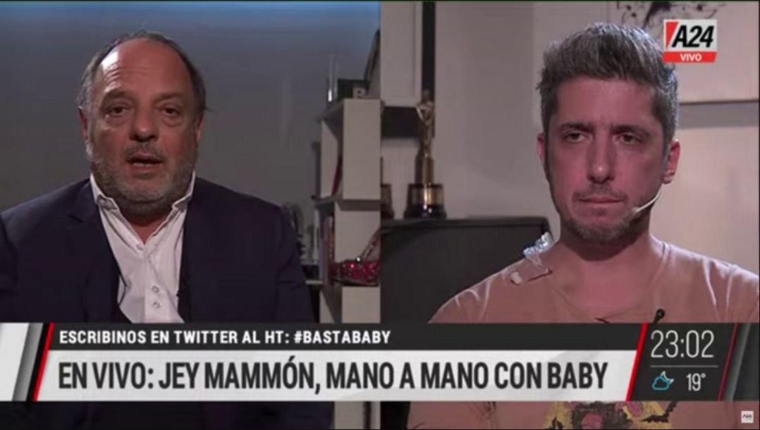 Baby Etchecopar entrevistó a Jey Mammón luego de la denuncia por abuso.