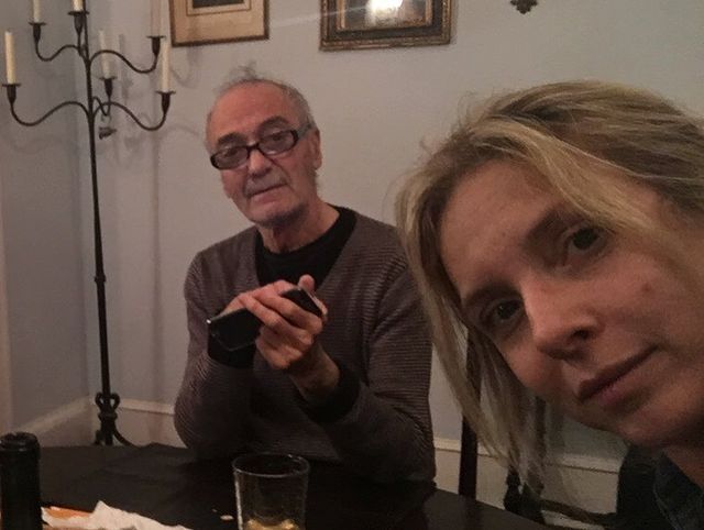 Carla Peterson y Hugo Medrano.