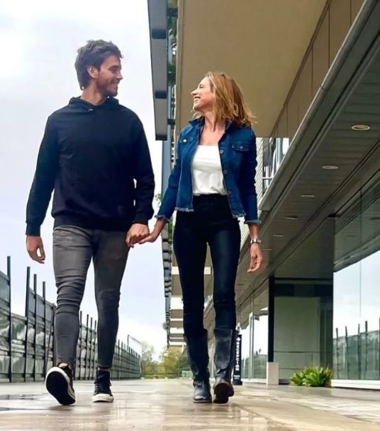 Alina Moine y Federico Giuliani.