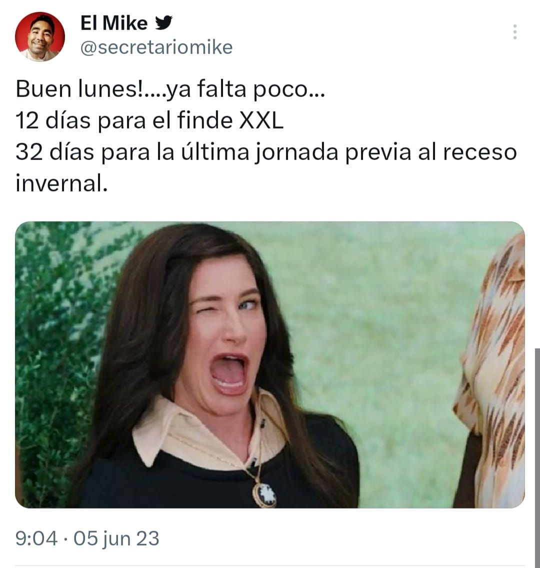 Twitter del Secretario Mike