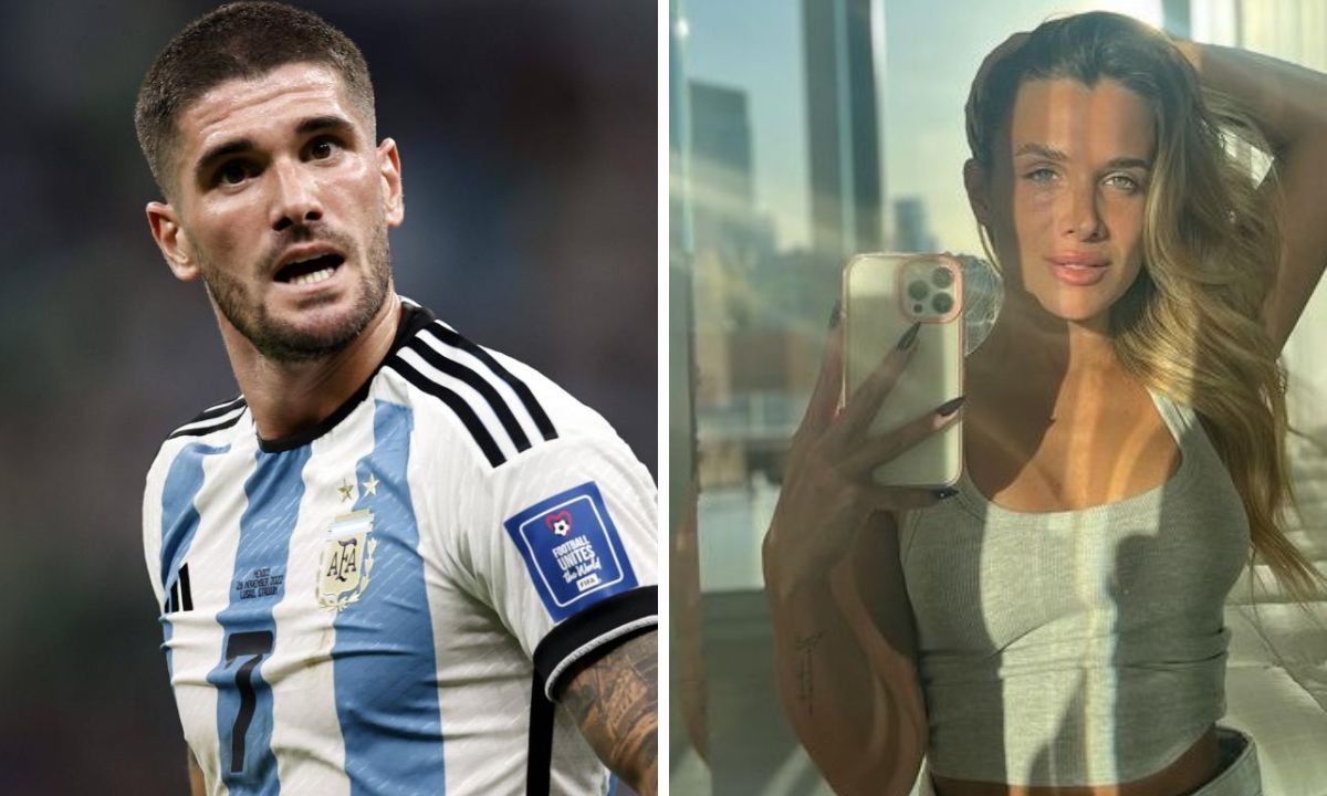 Rodrigo de Paul y Camila Homs.