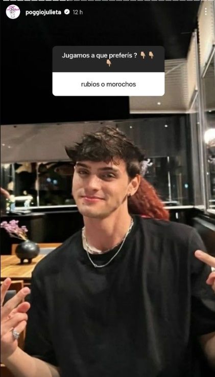 Posteo de Julieta Poggio.