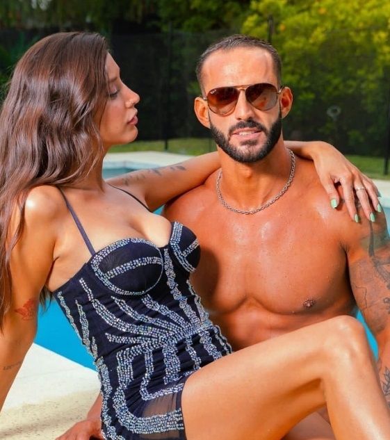 Maximiliano Guidici y Juliana Díaz.