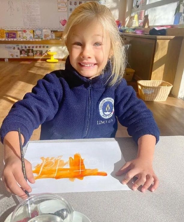 Matilda, la hija de Luciana Salazar.